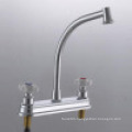 Brass or Zinc Valve Cartridge Double Handle Kitchen Faucet